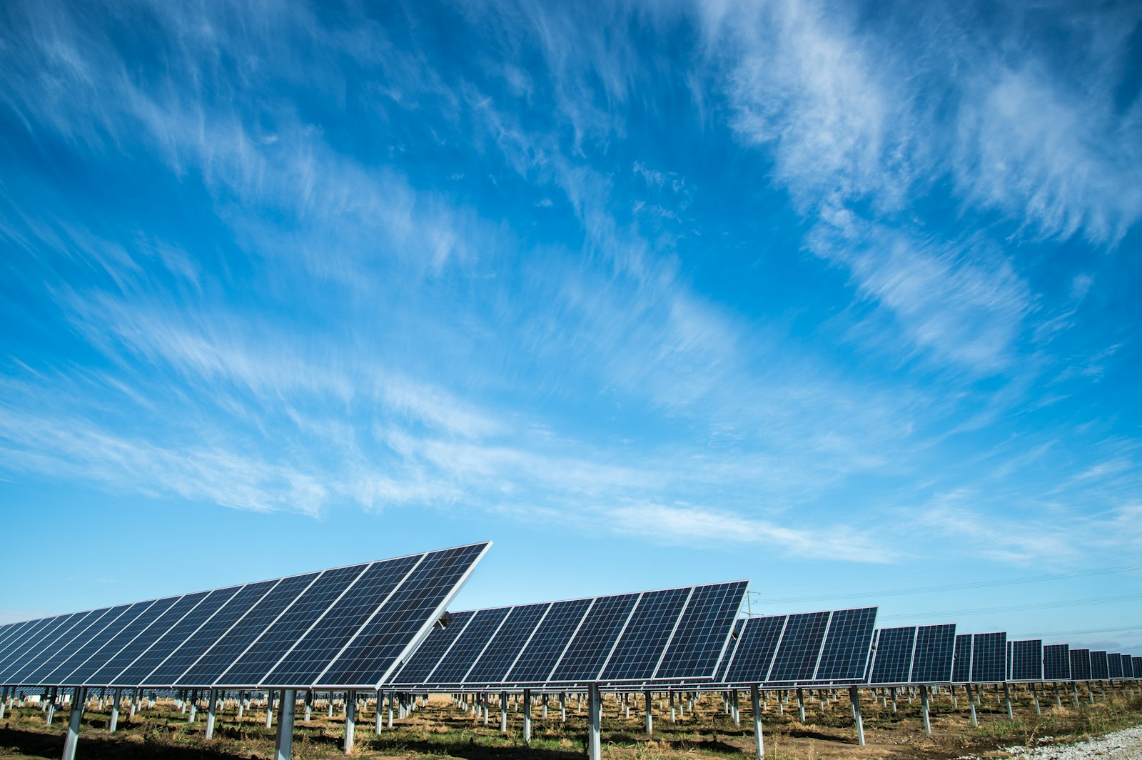 Engineers with solar panels